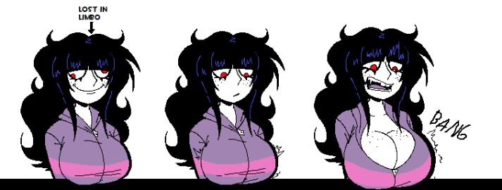 barely_contained breasts hoodie huge_breasts meme needlemouse_(series) needymouse sarah_henderson_(needlemouse) tagme uncontainable_breasts ykujo