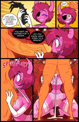 2futas 2girls absurd_res absurdres blush bodily_fluids closed_eyes clothing comic comic_page cum cum_in_mouth cum_inside demon dialogue duo elemental_creature erection eye_patch eyewear female fire fire_creature futanari genital_fluids genitals heart_eyes heart_symbol hi_res humanoid humanoid_on_humanoid humanoid_penetrated humanoid_penetrating humanoid_penetrating_humanoid idolomantises intersex leaking_cum lingerie luvart_(idolomantises) monsters_and_girls oral oral_penetration oral_sex orange_body orange_eyes page_1 part_1 part_of_a_set part_of_comic penetration penile penile_penetration penis pumpkin_(idolomantises) sex smile sound_effects speech_bubble succubus trans_woman transfem