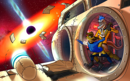 4_fingers alternate_version_at_source anal anal_sex anthro anthro_on_anthro arched_back ass athletic balls bent_back bent_over biped black_boots black_clothing black_footwear black_gloves black_handwear black_hole blue_hair blue_uniform bodily_fluids boots bottomwear bottomwear_down brown_body brown_fur cetacean clenched_teeth closed_eyes clothed clothing colored countershade_torso countershading cum cum_drip cum_in_ass cum_inside cum_string debris digital_drawing_(artwork) digital_media_(artwork) dipstick_tail dolphin domidark dripping dripping_penis duo ears_back ejaculation facial_markings fangs fingers footwear foreskin fur genital_fluids genitals gloves grey_body grey_skin grin hair half-closed_eyes hand_on_arm handwear head_markings holding_another's_tail humanoid_genitalia humanoid_penis leaking leaking_cum leaking_penis looking_at_another looking_at_partner looking_pleasured male male/male mammal marine markings mask_(marking) mohawk mustelid musteline narrowed_eyes open_mouth pants pants_down partially_clothed penetration penis pink_foreskin pivoted_ears scrunchy_face shaded sharp_teeth skinny smile smirk space spacecraft tail tail_grab tail_markings tan_balls tan_body tan_fur tan_penis teeth toothed_whale true_musteline uncircumcised uniform vehicle vein veiny_penis weasel weaselgrease_(character) white_body white_clothing white_gloves white_handwear white_skin yellow_body yellow_fur yellow_penis zoop