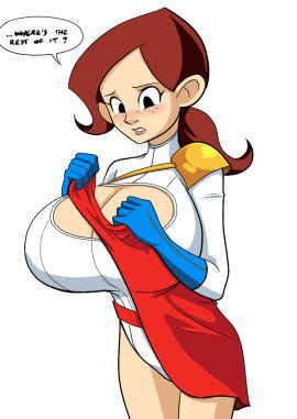 1girls audrey_page female golden_girl power_girl_(cosplay) saburox tagme the_developing_adventures_of_golden_girl