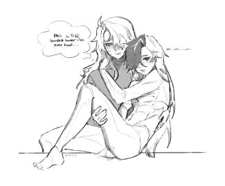 1cuntboy 2boys argenti_(honkai:_star_rail) bishonen black_and_white black_hair boothill_(honkai:_star_rail) cuntboy cyborg finger_fuck gay hair_over_one_eye honkai:_star_rail intersex l3c13lleic male masturbation pretty_boy pussy self_upload table thought_bubble vagina vaginal_fluids