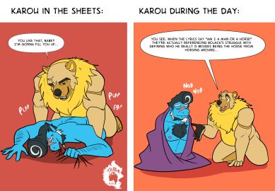 absurd_res american_black_bear anal anal_sex anthro bear biting_sheets black_bear body_hair bojack_horseman chest_hair comic dialogue dragon gay hi_res karou_(thekbear) kermode_bear kori_ice_cream_(monkeydbax) male male/male male_anthro mammal mane muscular muscular_anthro muscular_male mythological_creature mythological_scalie mythology penetration pompadour scalie size_difference slightly_chubby slightly_chubby_anthro slightly_chubby_male thekinkybear ursine