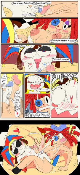 2futas breasts cum cum_on_face cumshot ejaculation female forbiddenchees8 funny futa_on_futa futa_only futanari intersex nipples penis pomni_(the_amazing_digital_circus) ragatha_(the_amazing_digital_circus) sketch tagme the_amazing_digital_circus