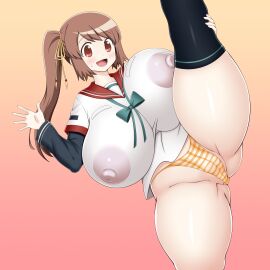 big_breasts breasts desuroguma female magia_record:_mahou_shoujo_madoka_magica_gaiden panties yui_tsuruno