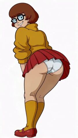 ai_generated animated ass miniskirt panties scooby-doo tagme twerking velma_dinkley video