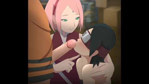 ai_generated blowjob naruto optimystic sakura_haruno sarada_uchiha tagme video