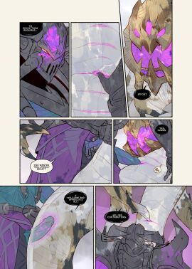 ambiguous_gender armor blue_body blue_skin comic cum_request duo erect_penis erection explicitly_stated_consent feral feral_penetrated fingering francisxiennsfw genital_fluids hi_res human human_on_feral human_on_monster human_penetrating human_penetrating_feral impregnation_request interspecies juices kassadin league_of_legends light-skinned_male light_skin male male/ambiguous mammal mask monster multi_eye pauldron penetration penile penile_penetration penis penis_in_slit purple_eyes request riot_games sex slit_fingering slit_juice slit_penetration slit_play tencent tentacle tentacle_creature vel'koz voidborn zoophilia