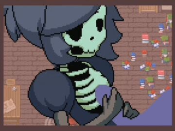 akai_(ugokashitari) animated animation black_clothes black_clothing black_hair boobjob breasts cum cum_on_breasts cum_on_ribs female female/male female_focus game_cg genitalia green_body green_bones handjob horizontal_image horizontal_video longer_than_10_seconds loop male male/female princess_and_conquest sex short_playtime shorter_than_10_minutes shorter_than_30_seconds shorter_than_3_minutes shorter_than_five_minutes shorter_than_four_minutes shorter_than_one_minute shorter_than_two_minutes skeleton skeleton_girl