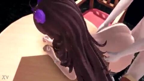 1boy anal anal_sex brown_hair chair closed_eyes doggy_style female hispanic_virtual_youtuber nimu nimu_(cosplay) nimu_(irl) nimu_spacecat prostitution sex table table_lotus_position tagme tenia_que_ser_nimu_(meme) video virtual_youtuber youtube_hispanic