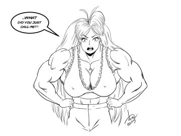 abs biceps big_breasts big_muscles breasts dcmatthews female large_breasts muscles muscular muscular_arms muscular_female muscular_legs muscular_thighs pecs tetsuko