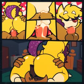 69_position anthro anus ass ass_grab balls bedroom bird_dog bodily_fluids butt_grab canid canine canis cowgirl_position cum cum_in_mouth cum_in_pussy cum_inside cunnilingus domestic_dog duo fan_character felestrist fellatio female from_front_position genital_fluids genitals german_shepherd golden_retriever hand_on_ass hand_on_butt herding_dog hi_res humanoid hunting_dog labrador male male/female mammal on_bottom on_top oral pastoral_dog penetration penile penis pussy rear_view retriever ryan_(dokapi) sex vaginal_penetration