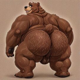 at balls bear fat fatass hairy looking male male/only sweaty viewer