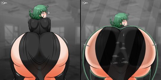 1girls ass big_ass big_butt female female_only giant_ass normi one-punch_man pixiv_link round_ass solo solo_female tagme tatsumaki thick thick_ass