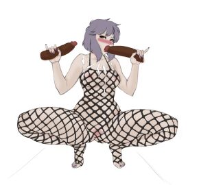 body_stocking breasts busty dark-skinned_male dark_skin edit female female_focus female_only fishnet_bodysuit ghost_in_the_shell hourglass_figure interracial kusanagi_motoko legoman lovingit male penis tagme white_background wide_hips