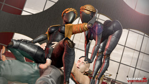 1boy 2girls 3d android atomic_heart bald_male ballerina balls big_penis braided_hair breasts cum cum_in_pussy cum_inside dripping_cum faceless_character faceless_female female female_focus garry's_mod genitals group_sex light-skinned_male male metallic_body nipples nude partially_clothed penis pussy reverse_cowgirl_position robot robot_girl robot_humanoid sex soviet stomach_bulge straight the_twins_(atomic_heart) threesome vaginal_penetration vagrantvortigaunt