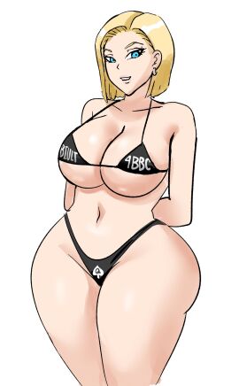 ! 1girls android android_18 android_girl arms_behind_back artist_name ass belly_button big_ass big_breasts bikini bikini_bottom bikini_top black_bikini black_bikini_bottom black_bikini_top black_panties blackedpawg18 blonde-haired_female blonde_female blonde_hair blue_eyes breasts dragon_ball dragon_ball_super dragon_ball_z fat_ass female female_focus female_only hands_behind_back hips huge_ass huge_breasts huge_butt interracial large_ass large_breasts large_butt light-skinned_female light_skin lips lipstick medium_hair netorare ntr pale-skinned_female pale_skin panties parted_lips pink_lips pink_lipstick queen_of_spade_symbol queen_of_spade_tattoo queen_of_spades queen_of_spades_symbol queen_of_spades_tattoo short_hair solo solo_female solo_focus spade_panties thick thick_ass thick_butt thick_hips thick_legs thick_lips thick_thighs white_background wide_hips