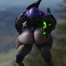 3d absurd_res alien armor ass ass_focus back_boob big_ass big_breasts big_butt breasts digital_media_(artwork) digitigrade dorkle24 elite_ultra female female_sangheili fuel_rod_cannon grey_body grey_skin gun halo_(series) halo_reach hand_on_hip helmet hi_res huge_ass huge_breasts huge_butt huge_hips huge_thighs microsoft mostly_nude purple_armor ranged_weapon rear_view sangheili sangheili_ultra solo thick_thighs venus_body weapon wide_hips xbox_game_studios