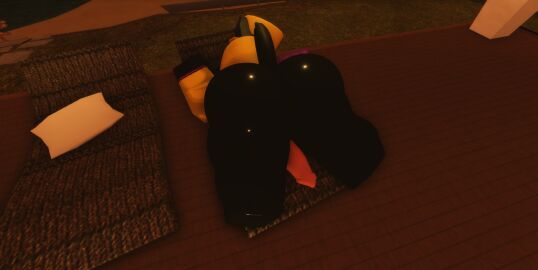 1boy 3d bottom_heavy_femboy laying_on_stomach male male_only milkded oiled partially_clothed penis penis_out roblox robloxian self_upload tagme thick_thighs unfunnyproto