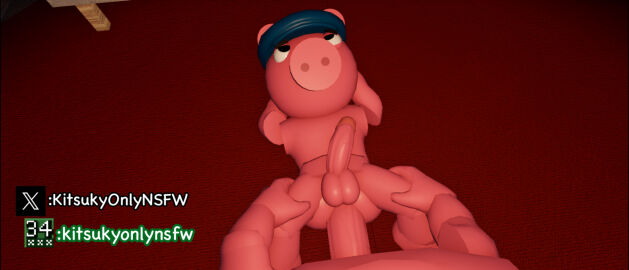 3d 3d_(artwork) aged_up dick father_(piggy) gay gay_male gay_sex georgie_(piggy) he's_a_stupid_adult incest kitsukyonlynsfw male penis penis_down piggy:_book_1 piggy_(game) yaoi