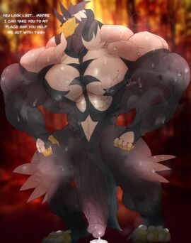 1boy abs anthro asolchan balls bara big_balls big_muscles big_pecs big_penis huge_cock huge_muscles huge_pecs humanoid humanoid_genitalia humanoid_penis hyper_penis male male_focus male_only muscles muscular muscular_male penis plant pokemon pokemon_(species) pokemon_ss pokémon_(species) solo solo_focus solo_male urshifu yaoi