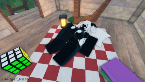 1girls 3d 3d_(artwork) alternate_version_available areolae barefoot big_breasts black_body breasts completely_nude demon demon_girl female female_only full_body masturbation naked naked_female nipples nude nude_female on_back picnic_blanket pussy roblox robloxian solo solo_female that_rel treehouse