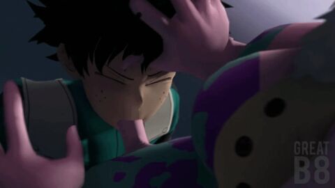 1boy 1futa 1girls 3d_animation animated big_penis black_hair blowjob boku_no_hero_academia boy breasts circumcised closed_eyes cum cum_on_eye cum_on_face cumming deku disappointed ejaculating_cum ejaculation facial fellatio freckles futa_focus futa_on_male futanari gay? greatb8 greatm8 green_hair handjob izuku_midoriya izuku_midoriya_(hero_outfit) long_penis looking_up_at_partner low_resolution lowres male mina_ashido mouth_closed my_hero_academia one_eye parody pink_hair pink_penis pink_skin pushing_away pushing_head rubbing_penis straight? sucking_penis superhero_costume twink white_skin