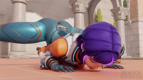 3d bewyx big_ass cum_in_pussy cumshot gaming juno_(overwatch) overwatch tagme venom_(marvel) video yoga_pants