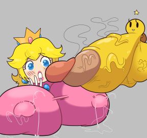 1futa 1girls ball_with_hyper_features balls blonde_hair blush breasts breasts_bigger_than_head casual_nudity clothed cock crown enormous_penis female futanari gigantic_breasts huge_breasts hyper hyper_breasts hyper_penis intersex lactating lactation lactation_through_clothes mario_(series) mario_and_luigi_(series) massive_breasts nintendo nipples_visible_through_clothing no_bra penis piratebay princess_peach size_difference small_but_hung small_dom_big_sub starlow steamy_penis teasing veiny_penis