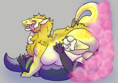 anthro ass big_butt butt_sniffing cunnilingus dilla-croc dragon duo fallout fart fart_cloud fart_fetish farting_on_another farting_on_face female feral fur hi_res male male/female microsoft mythological_creature mythological_scalie mythology night_stalker_(fallout) nipples oral overweight overweight_female overweight_feral pawpads pheromones pink_fart_cloud pink_nipples scales scalie sex shuzur'et smothering sniffing teats vaginal_penetration white_body white_fur white_pawpads white_scales yellow_body yellow_fur