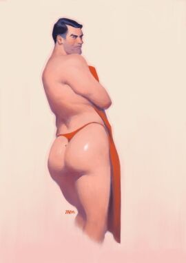 artistic artistic_nude ass bottom_heavy bottom_heavy_male bottomless_male calendar calendar_girl_(red) crossdressing crossdressing_male digital_painting_(artwork) female large_ass large_butt male male_focus male_only mature_male medic_(team_fortress_2) mikadll no_visible_genitalia nonsexual nonsexual_nudity old_male older_male pinup pinup_pose posing posing_for_picture posing_for_the_viewer slightly_chubby slightly_chubby_male solo solo_focus solo_male tasteful tasteful_nudity team_fortress_2 thong thong_only thong_panties thong_underwear underwear underwear_only valve