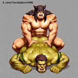 ai_generated anal_sex bara gay muscle muscular muscular_male orc ork rexxar tagme video warcraft_3 warrior world_of_warcraft