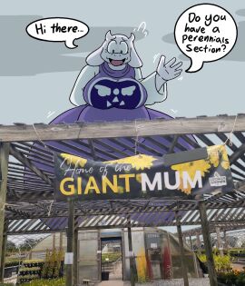 big_breasts breasts female furry hookieloof huge_breasts humor macro milf tagme the_hookaloof thick_thighs toriel undertale wide_hips