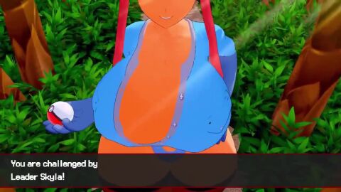 1girls 3d animated breasts cyshen edit female gym_leader huge_breasts jiggling_breasts latina pokeball pokemon skyla_(pokemon) smile tagme video voluptuous