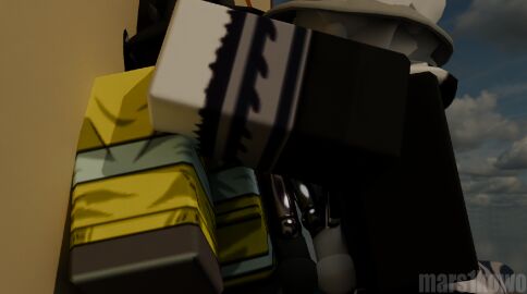 2boys 3d animal_genitalia anthro black_body black_fur black_knot black_sheath canid canine clothing digital_media_(artwork) domestic_cat duo eyewear felid feline felis fish fox fur genitals glasses hat headgear headwear knot long_ears male male/male mammal marine markings mars1kowo marsik niko_(nikofurry) penis pinned pinned_to_wall red_knot red_markings roblox robloxian rubbing rubbing_penis scarf shark sheath staring_into_eyes white_body white_fur white_sheath