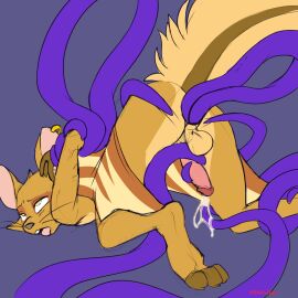 anal anal_sex anthro anus ass ass_up balls bodily_fluids brown_body brown_fur cum digital_media_(artwork) digitigrade ear_piercing ear_ring ejaculation erection fluffy fluffy_tail flying_squirrel fur genital_fluids genitals hi_res humanoid_genitalia humanoid_penis keishinkae male male_penetrated mammal membrane_(anatomy) nude nude_anthro nude_male open_mouth penetration penile penis piercing ring_piercing rodent sciurid sex simple_background solo squirrel tail tentacle tentacle_in_ass tentacle_in_urethra tentacle_penetration tentacle_sex urethral urethral_penetration varuna_(varuna-the-magnificent) whiskers yellow_eyes