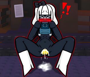 1girls alternate_version_available betty_(the_battle_bricks) blush boots bow cum cum_in_pussy dark-skinned_female dark_skin embarrassed female glasses hiding_face nyxwastaken pussy roblox roblox_game robloxian self_upload sex shy stomach_bulge tagme the_battle_bricks tumore vaginal_penetration