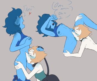2d 2girls ass blue-skinned_female blue_hair blue_skin blush boohvelka breasts cartoon_network female female_focus female_only lapis_lazuli_(steven_universe) lesbian_sex licking_pussy looking_at_viewer nipples nude nude_female open_legs orange_hair pale_skin pearl_(steven_universe) penetration pussy sex short_hair skinny skinny_female steven_universe white-skinned_female white_skin yuri