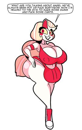 1boy ass big_ass big_breasts bra breasts busty_male charlie_morningstar charlie_morningstar_(hazbin_hotel) femboy gay hazbin_hotel jockstrap lukas1234 male memory_alteration sissy solo_male trans_woman unaware_hypnosis