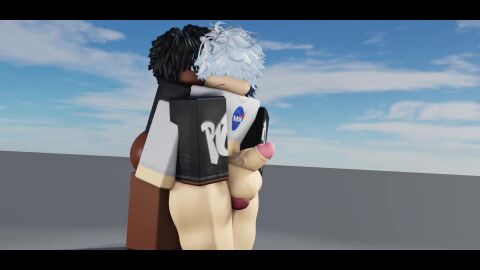 animated ass balls big_ass big_butt big_penis fat_ass fat_butt fat_cock femboy gay gay_sex kemonocatguy male_on_femboy penis roblox side_view sound standing_on_one_leg standing_sex tagme video