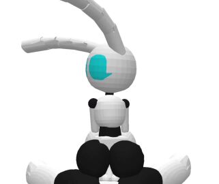 1boy 1girls 3d 3d_animation animated artist_upload ass blockbench blue_eyes long_ears low_poly low_res lowres rabbit rabbit_girl reverse_cowgirl_position robot robot_girl robot_on_robot shaking_ass sharpy_(sharpybutts) sharpybutts sitting_on_lap sound tagme thick_thighs video white_body