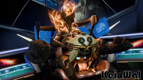 3d 3d_(artwork) 3d_animation animated big_ass big_breasts big_butt big_penis ember_(warframe) futa_only futanari kein_wal large_ass masturbation space tagme thick_thighs thighs video warframe