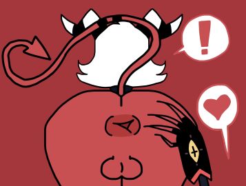 anus ass balls ballsack blitzo_(helluva_boss) bloxxie hand_on_ass helluva_boss horns imp moxxie_(helluva_boss) spread_anus spread_ass spreading vivienne_medrano youtube