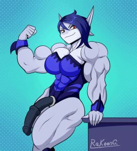 abs animal_genitalia animal_humanoid animal_penis animated big_muscles equine_genitalia equine_penis fish fish_humanoid flexing genitals gynomorph hi_res huge_muscles humanoid intersex long_penis marine marine_humanoid muscular muscular_gynomorph muscular_intersex penis rakoongrey shark_humanoid shark_teeth shira_weaver_(rakoongrey) third-party_edit