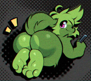 ass ass_up carpetwurm cub furry huge_ass huge_butt male male_cub male_only nude paws pen