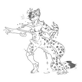 1:1 2012 anthro biped black_hair black_markings countershade_face countershade_torso countershading digitigrade erection feet felid fingers fur genitals goo_drip goo_transformation hair human_to_anthro leopard_spots male male_anthro mammal markings mid-transformation monochrome motion_lines mxl nipples nude pawpads pecs penis pupils simple_background slit_pupils smile solo species_transformation spots spread_legs spreading standing tail transformation white_background white_body white_countershading