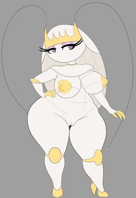 1girls artist_request completely_nude completely_nude_female female female_only full_body hand_on_hip heels innie_pussy naked naked_female nude nude_female pheromosa pokemon pokemon_(species) pokemon_only purple_eyes pussy shortstack solo solo_female tagme thick_thighs tits voluptuous yellow_nipples