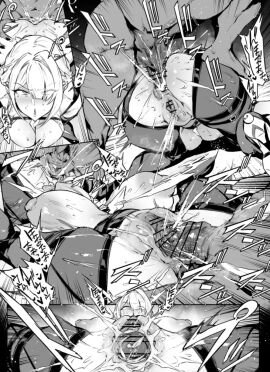 1girls absurdres ahe_gao ahegao_face ahoge anal anal_penetration anal_sex anus ass black_and_white black_gloves black_pants breasts cameltoe censor_bar censored cum cum_in_pussy cum_inside ethereal_(zenless_zone_zero) evelyn_chevalier female from_behind gaping_pussy gloves highres huge_ass huge_breasts japanese_text jewelry large_ass large_breasts mating mating_press mixed-language_commentary mole mole_under_eye monochrome monster multiple_views necktie nipples_visible_through_clothing orange_hair orgasm pants police police_uniform policewoman pubic_hair pussy shirt thirty_8ght tight_clothes tight_clothing tight_pants visible_cervix white_shirt wide_ass wide_hipped_female wide_hips zenless_zone_zero