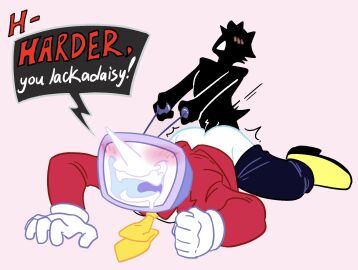 2boys anal anal_sex blush deltarune deltarune_chapter_3 drooling gay gay_sex male male/male male_only object_head screen_face shadowguy_(deltarune) size_difference small_top_big_bottom steamwhistle69 tenna_(deltarune) toony tv_head undertale_(series) yaoi