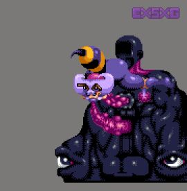 anal animated arthropod ass balls bee big_balls big_butt big_penis capcom cunnilingus darkstalkers demon digital_media_(artwork) exkrill fellatio female genitals hymenopteran insects kuromaru licking lips lipstick low_res m.u.g.e.n makeup male monster mugen muscular muscular_male oral penile penis pixel_(artwork) pixel_animation pussy q-bee queen rimming royalty sex slave sprite sprite_art sucking tentacle tongue vaginal_penetration vampire_savior