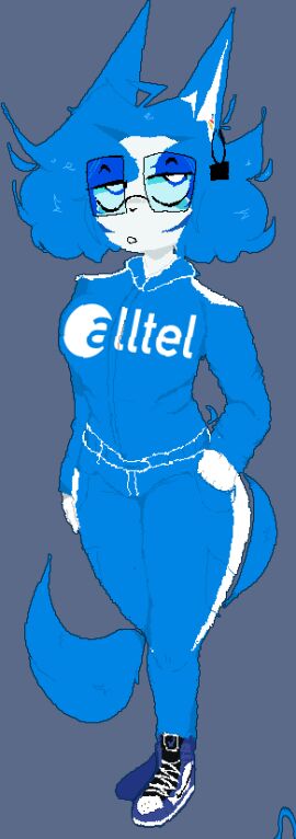 2007 2025 alltel animal_ears animal_nose big_breasts blue_eyes blue_firesuit blue_fur blue_hair blue_racing_suit blue_tail breasts dodge_(brand) dodge_charger female firesuit fur glasses hair_ornament light-skinned_female light_blue_firesuit light_blue_fur light_blue_hair light_blue_racing_suit light_blue_tail light_skin nascar nascar_cup_series nike original original_character poofy_hair racing_suit ryan_newman sneakers sponsor springyardact3 square_glasses stock_car tail thin_waist white_skin white_skinned_female wide_hips